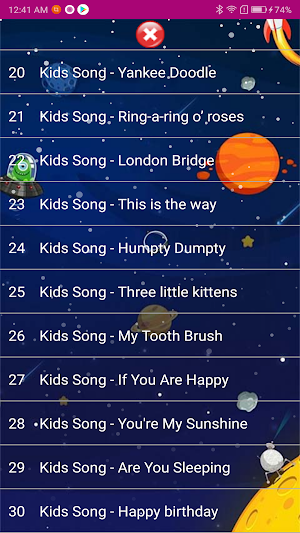 Kids Song - Best Offline Nursery Rhymes Screenshot 2