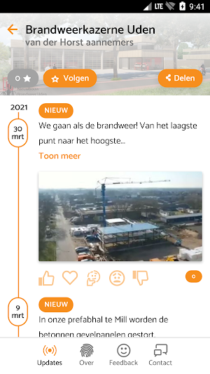 van der Horst BouwApp Screenshot 2