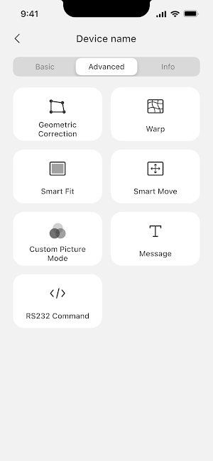 Optoma Smart Control Screenshot 2