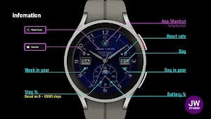 JW113 jwstudio watchface Screenshot 1