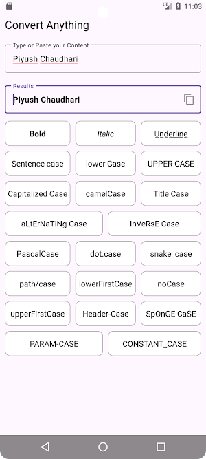 Simple Convert Case Screenshot 0