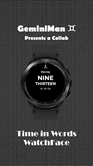 Time in Words - 3 complication Screenshot 0
