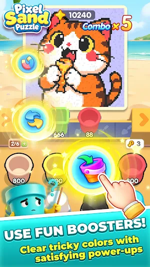 Pixel Sand Puzzle Screenshot 1