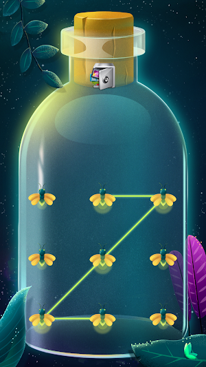 AppLock Live Theme Firefly – Paid Theme Screenshot 0