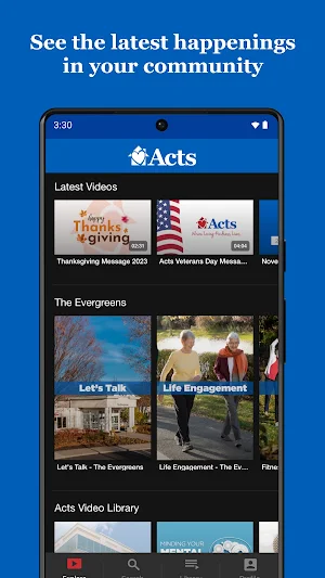 Acts The Evergreens Screenshot 1