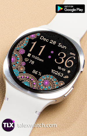 Golden Oriental Watch Face Screenshot 2