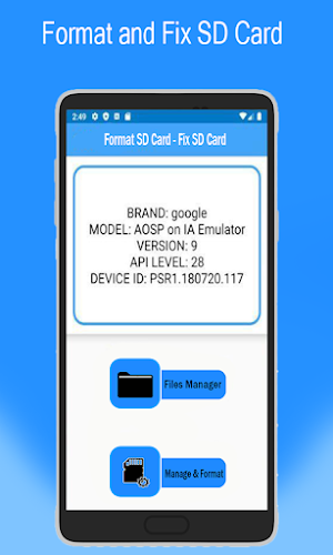 Format SD Card - Memory Formatter Screenshot 1