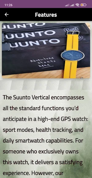 suunto vertical Titanium guide Screenshot 2