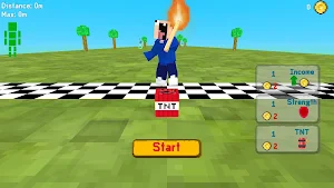 Noob vs TNT: Explode and Fly Screenshot 0