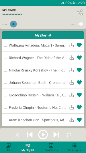 Famous Classical Film Music Screenshot 2