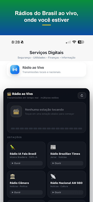 Fala Brasil: Chat, Rádio e IA Screenshot 0