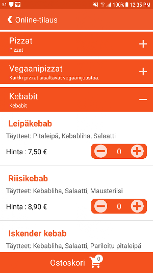 Pizza Service Haaga Screenshot 2
