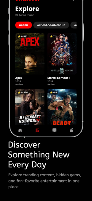 Streamix - Movies & Shows Screenshot 2