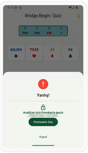 Bridge Begin Quiz Screenshot 3