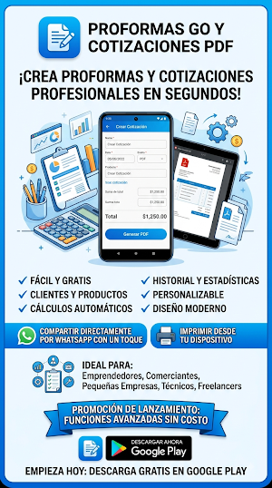 Proformas Go y Cotizaciones Screenshot 2