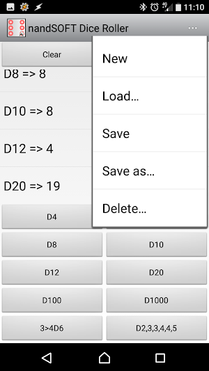 DiceRoller by nandSOFT Screenshot 1