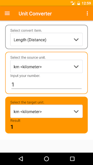 Unit Converter Screenshot 0