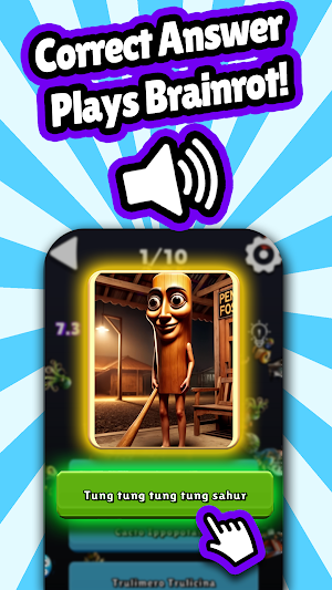 Italian Brainrot 3D: Tung Quiz Screenshot 1