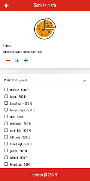 Kakukk Pizza Screenshot 2