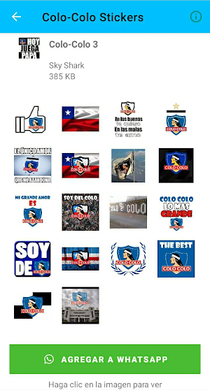 Colo-Colo Stickers Screenshot 2