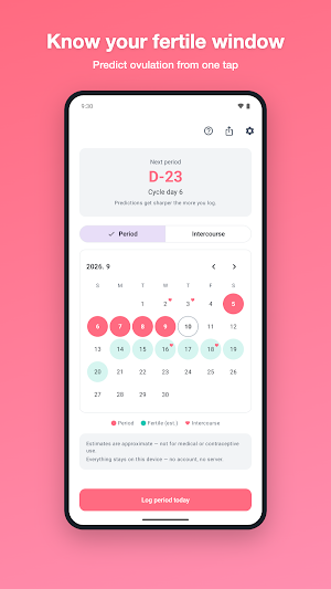 Dalkong · Ovulation Calendar Screenshot 0