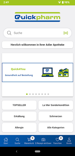 Quickpharm.net Apotheke Screenshot 0