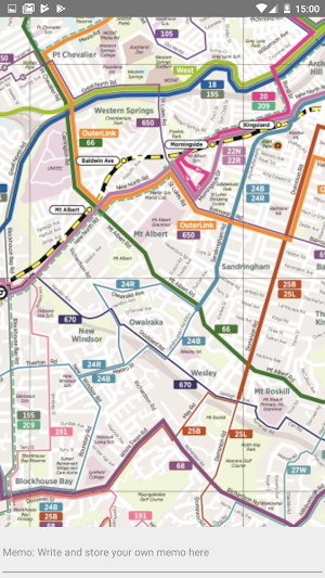 AUCKLAND BUS TRAIN FERRY MAP Screenshot 2