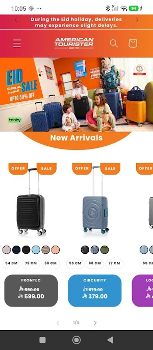 American Tourister SA Screenshot 1