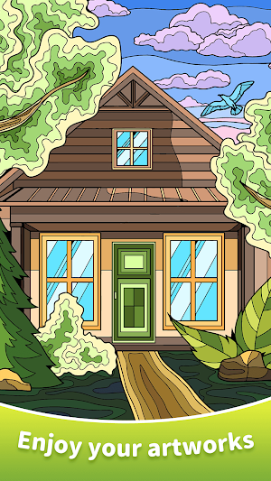 Color Art Paint by Number Game Screenshot 1