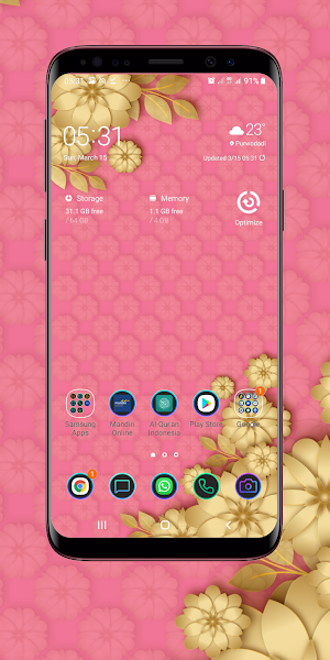 Pastel Pink Wallpaper Screenshot 1