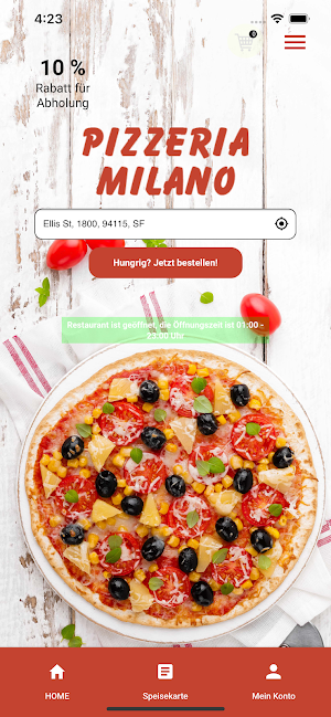 Pizzeria Milano Köln Screenshot 0
