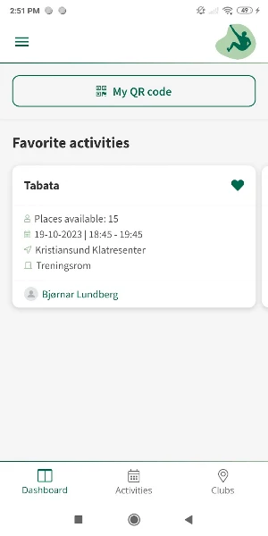 Kristiansund Klatresenter Screenshot 2