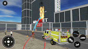 Fire Truck: Simulator Games Screenshot 2