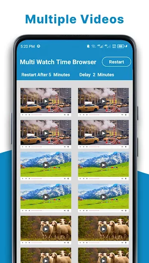 Multi Watch Time Browser Screenshot 0