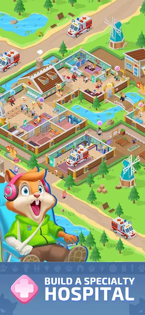 Idle Zoo Hospital Screenshot 0