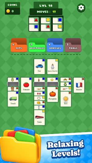 Topic Sort Solitaire Screenshot 2