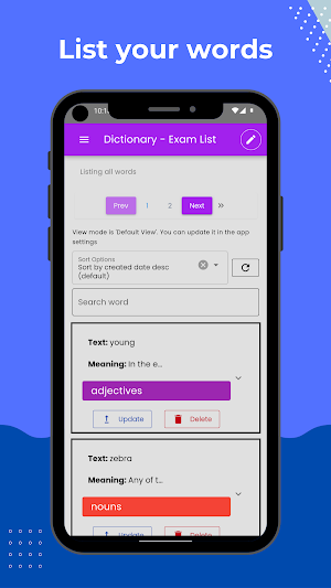Your Vocabulary Notebook Screenshot 3