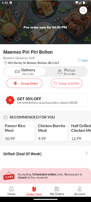 Maemes Piri Piri Bolton Screenshot 1