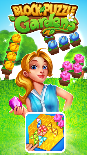 Block Puzzle Gardens - Free Block Puzzle Games Screenshot 0