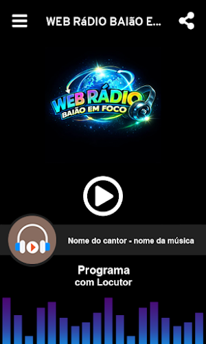 Web Rádio Baião em Foco Screenshot 0