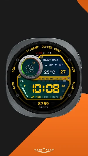 VibeShift Watch Face 133 Screenshot 0