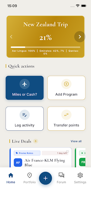 Pointfolio: Miles & Points Screenshot 0