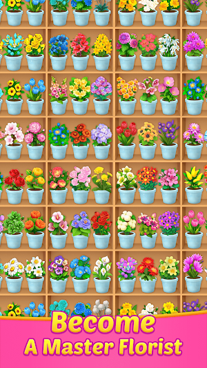 Flower Shelf: Merge Mania Screenshot 1