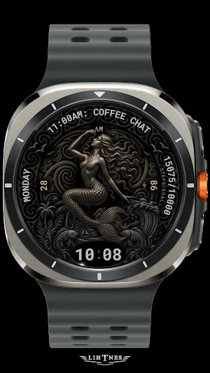 Mermaid Watch Face 110 Screenshot 0