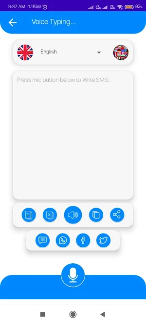 Android Voice Typing Screenshot 2