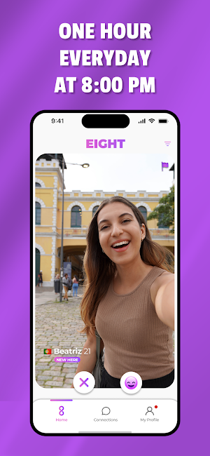 Eight: Smile, Video & Connect Screenshot 1