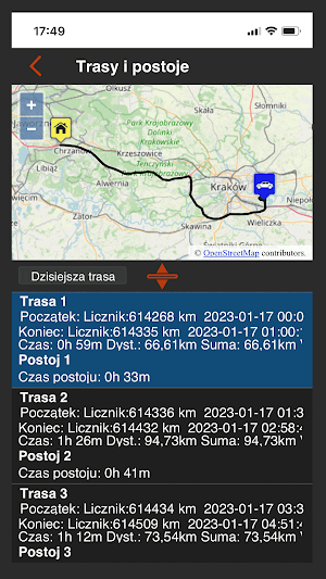 pTrax Monitoring GPS Screenshot 2