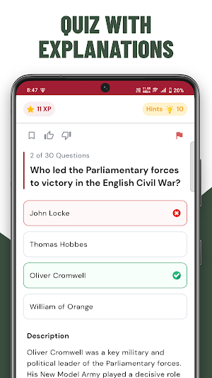 Britain History Quiz Practice Screenshot 1