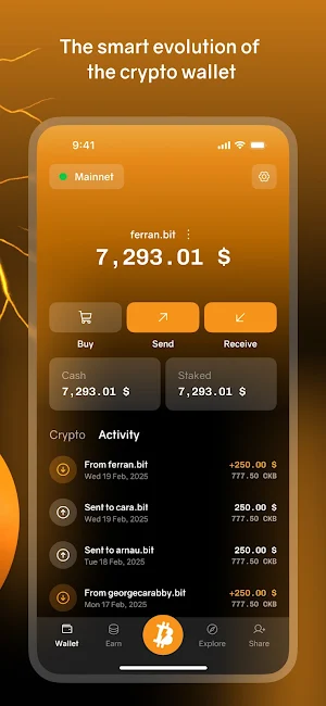 Bitcoin Light - Crypto Wallet Screenshot 2