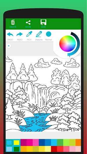 Nature Landscape Coloring Book Screenshot 1